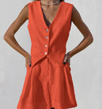 Clara – Ensemble deux pièces avec gilet femme