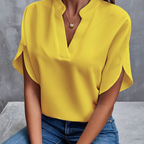 Élodie – Blouse à manches courtes femme