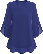 Manon – Blouse élégante à coupe confortable femme