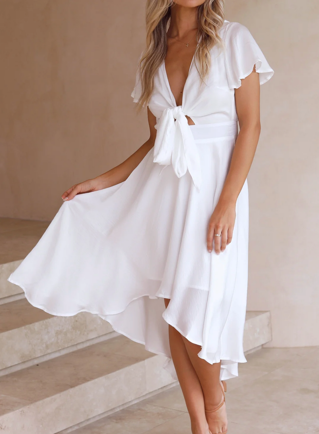 Maëlys – Robe midi élégante femme