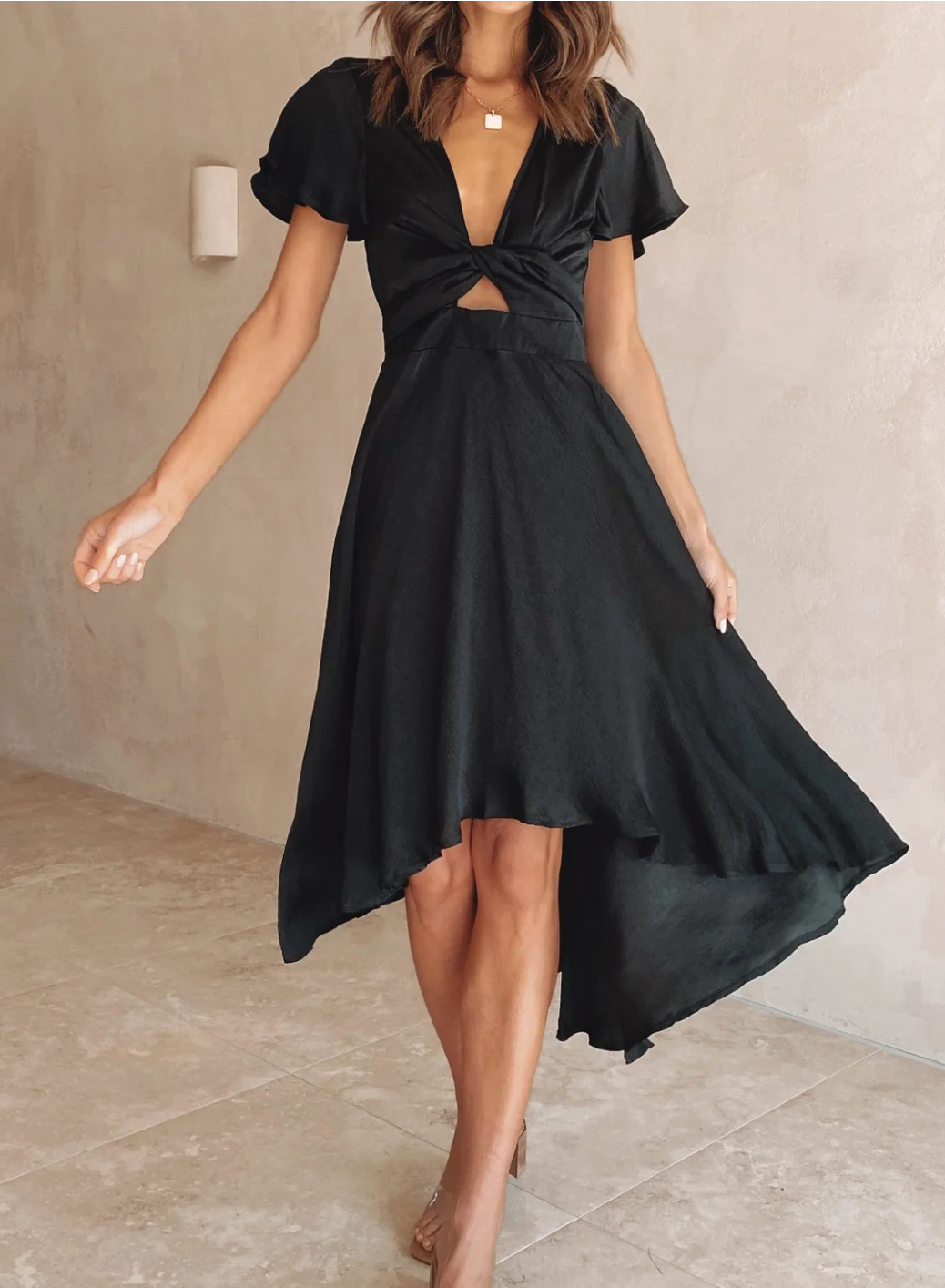 Maëlys – Robe midi élégante femme