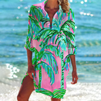 Apolline – Robe chemise imprimée femme