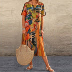 Solène – Robe d’été imprimée femme
