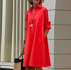 Élina – Robe chemise élégante femme