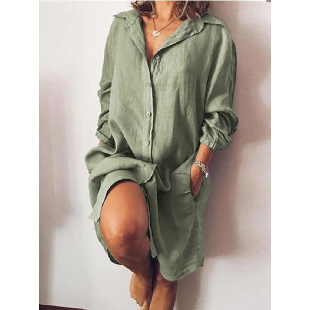 Noélie – Chemise longue femme