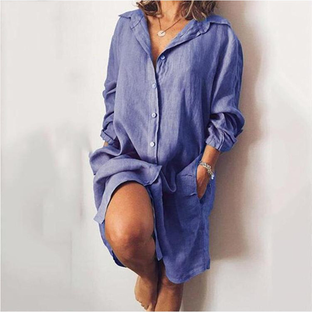 Noélie – Chemise longue femme