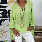 Amandine – Chemise à manches longues femme