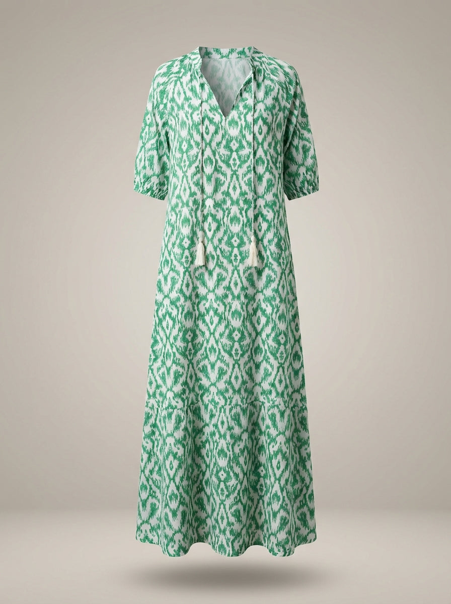 Clémence – Robe midi à imprimé floral femme