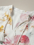 Clémence – Robe midi à imprimé floral femme