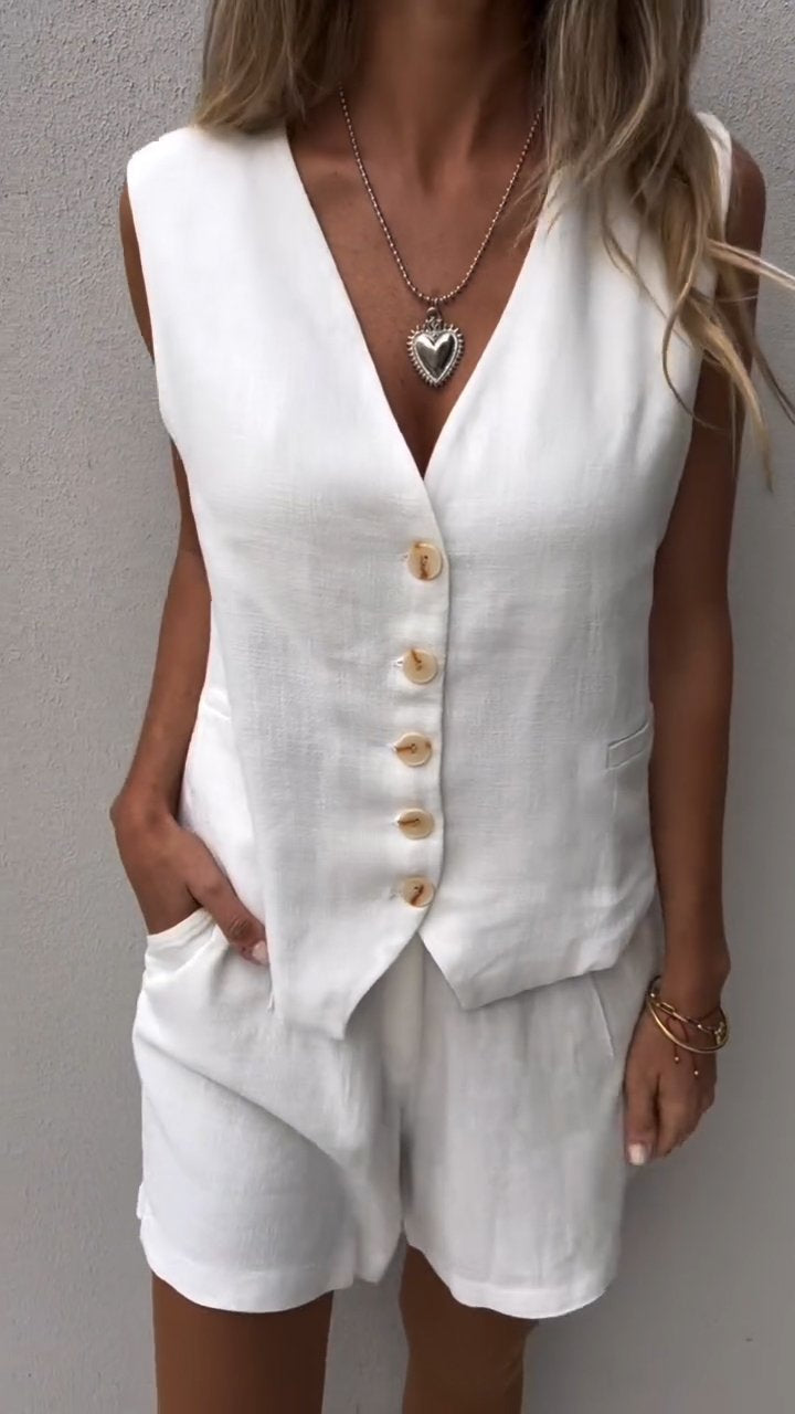 Clara – Ensemble deux pièces avec gilet femme
