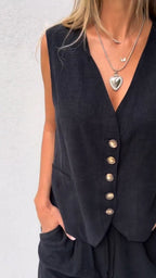 Clara – Ensemble deux pièces avec gilet femme