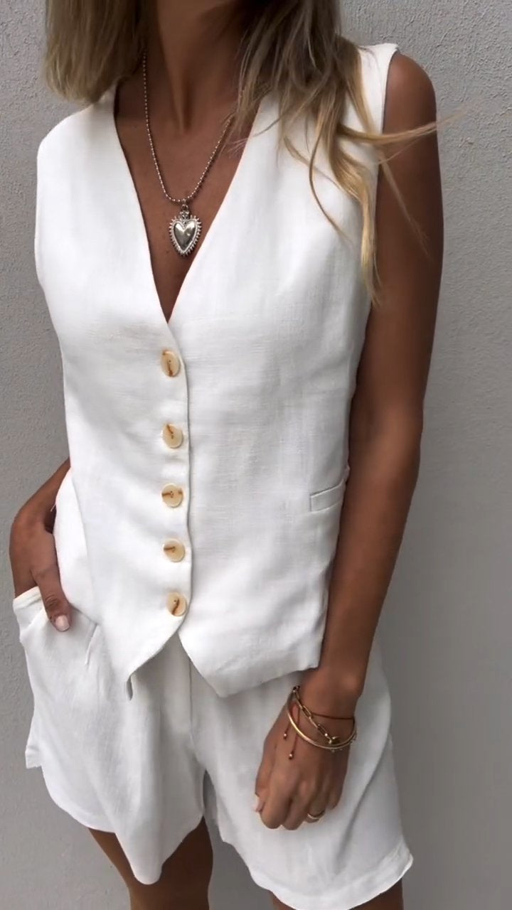 Clara – Ensemble deux pièces avec gilet femme