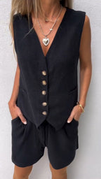 Clara – Ensemble deux pièces avec gilet femme