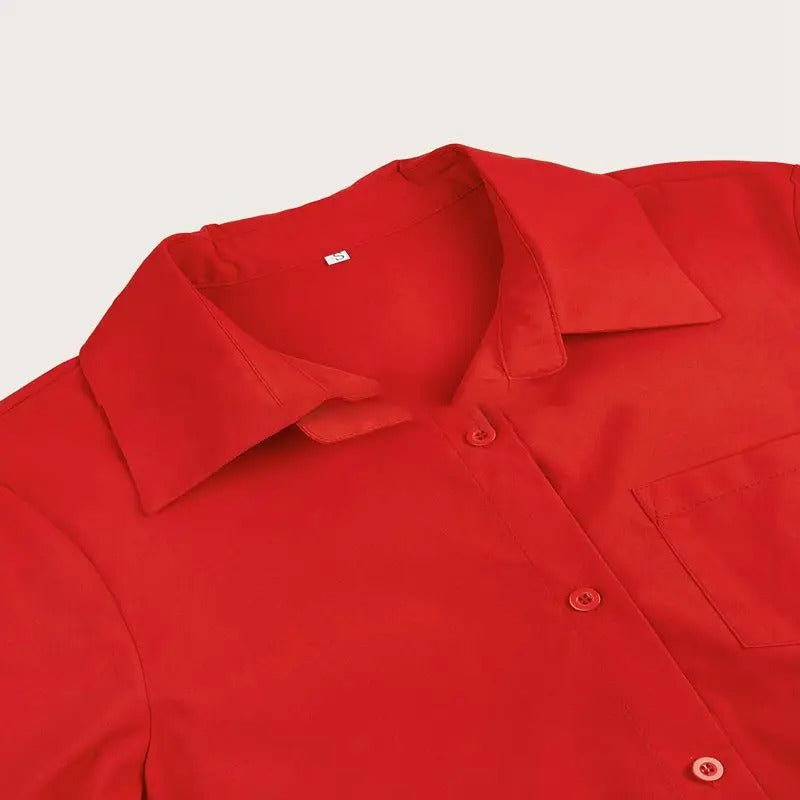 Élina – Robe chemise élégante femme
